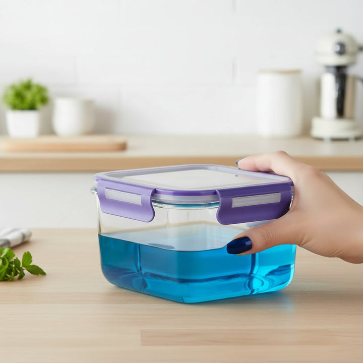 Glass Food Storage Containers Airtight Borosilicate Meal Prep Set
