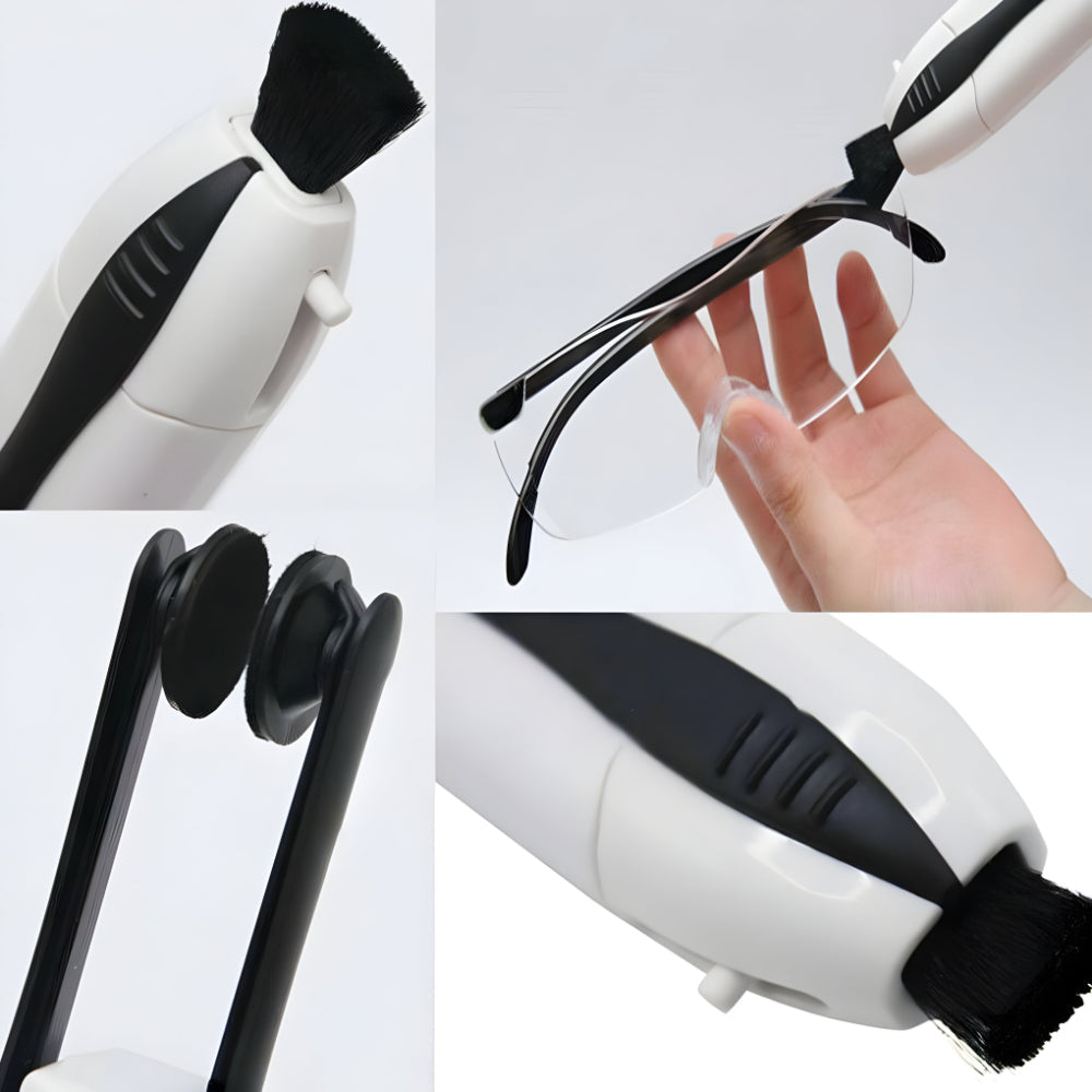 Glasses Cleaner Carbon Dry Cleaning Tool Portable Lens Device