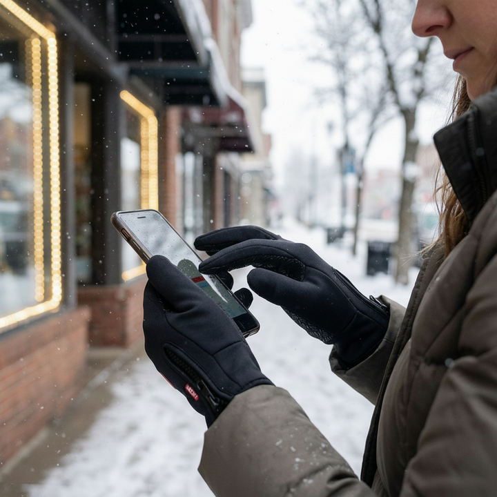 Winter Gloves Touchscreen Thermal Unisex Cold Weather