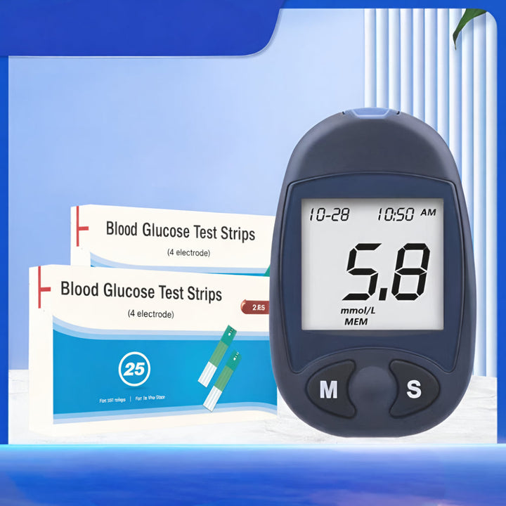 Glucose Monitor Blood Sugar Test Meter Kit