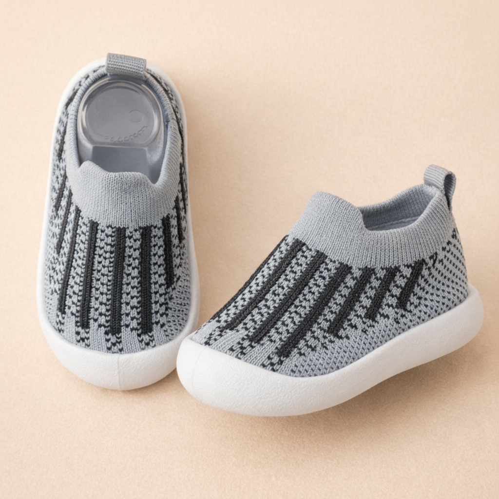 Kids Sneakers Breathable Mesh Slip On Shoes Non Slip Lightweight