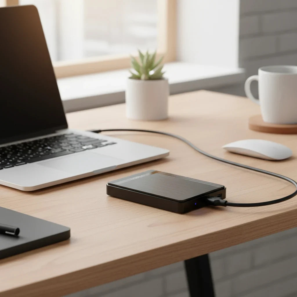 External Hard Drive Portable SSD USB 3.0 SATA Enclosure
