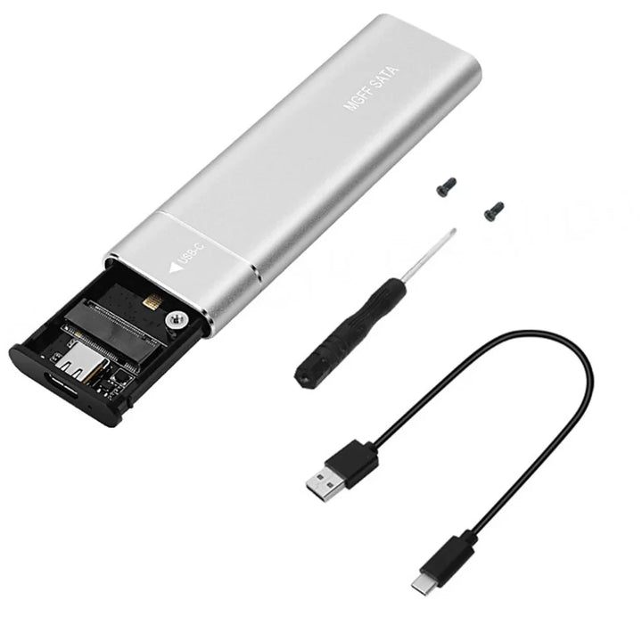 External Hard Drive Portable SSD NVMe USB 3.0 Enclosure Case