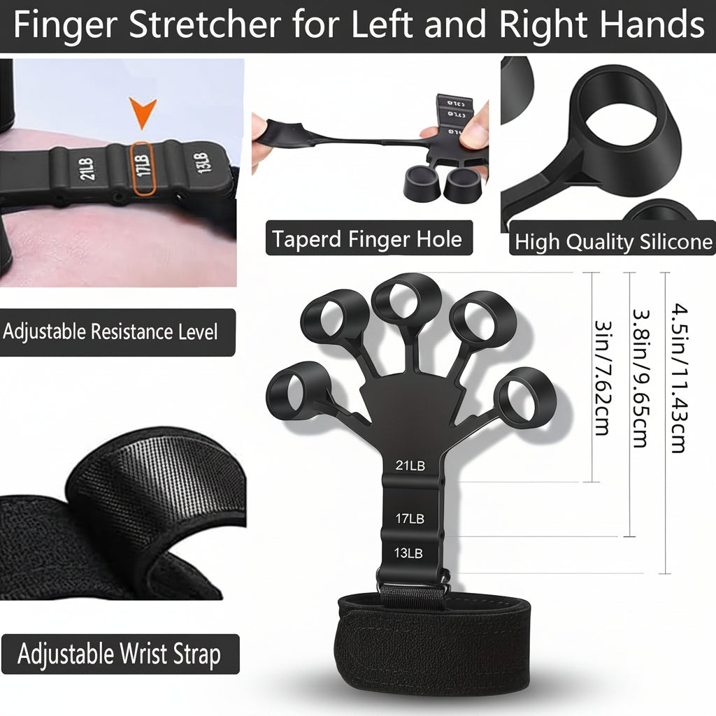 Hand Gripper Forearm Strength Sneaker Adjustable Metal Workout Set