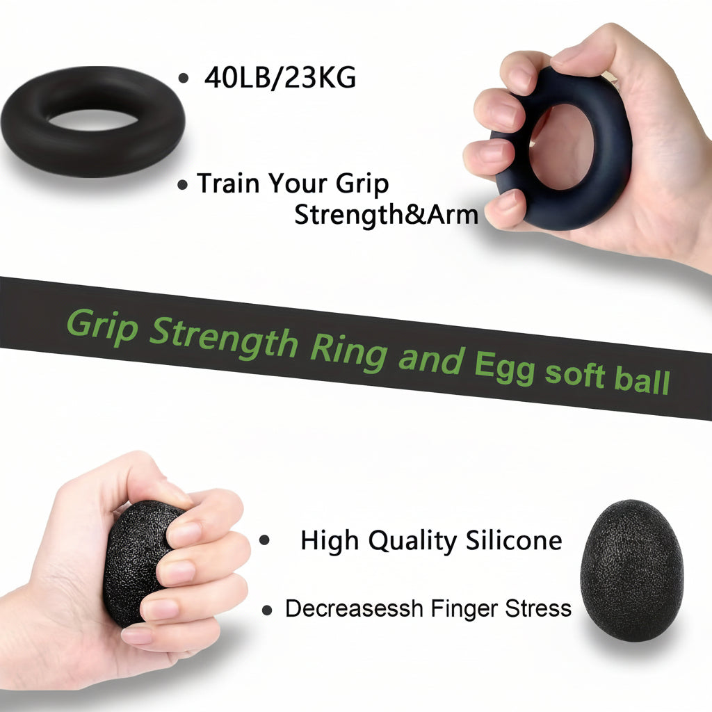 Hand Gripper Forearm Strength Sneaker Adjustable Metal Workout Set