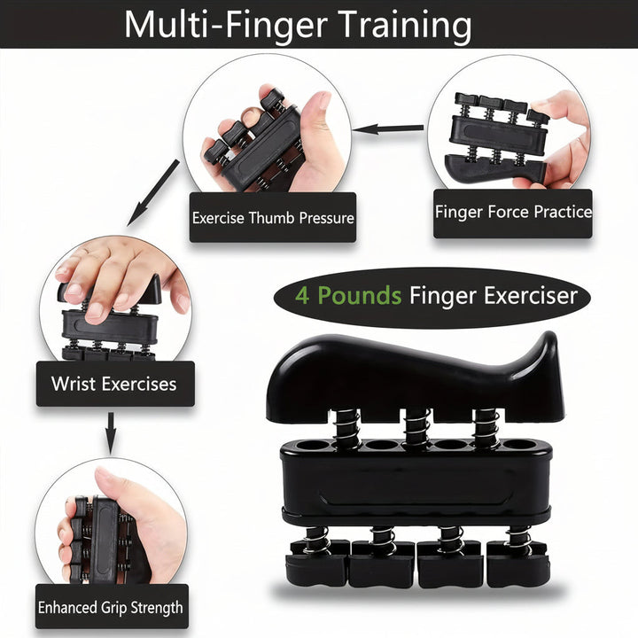 Hand Gripper Forearm Strength Sneaker Adjustable Metal Workout Set