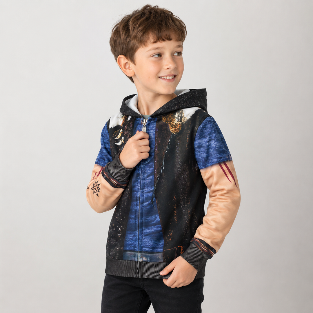 Halloween Costume Kids Zombie Jumpsuit Party Outfit