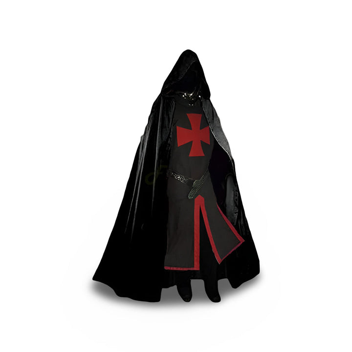 Halloween Costume Medieval Knight Cloak Cosplay Outfit
