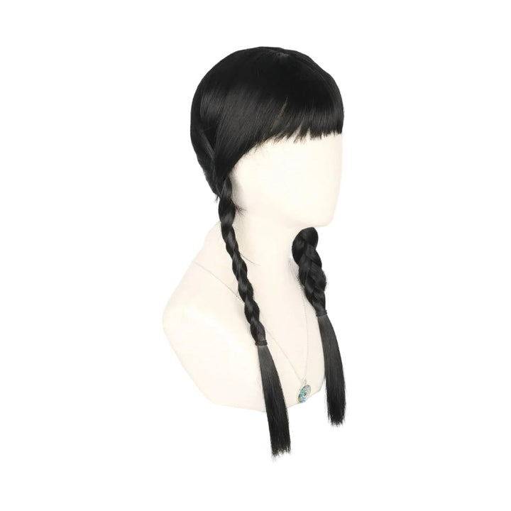 Halloween Costume Wig Braided Hair Dress Up Accessory