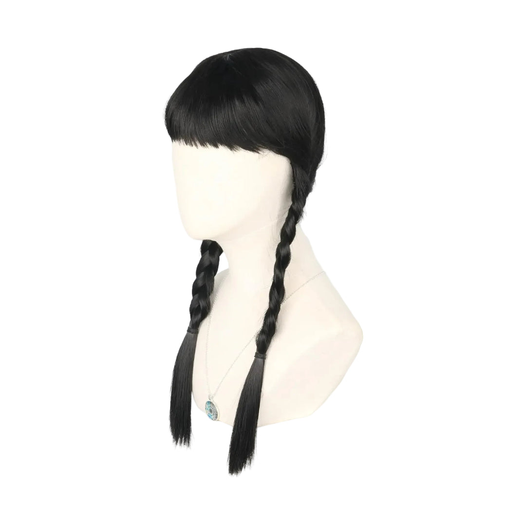 Halloween Costume Wig Braided Hair Dress Up Accessory
