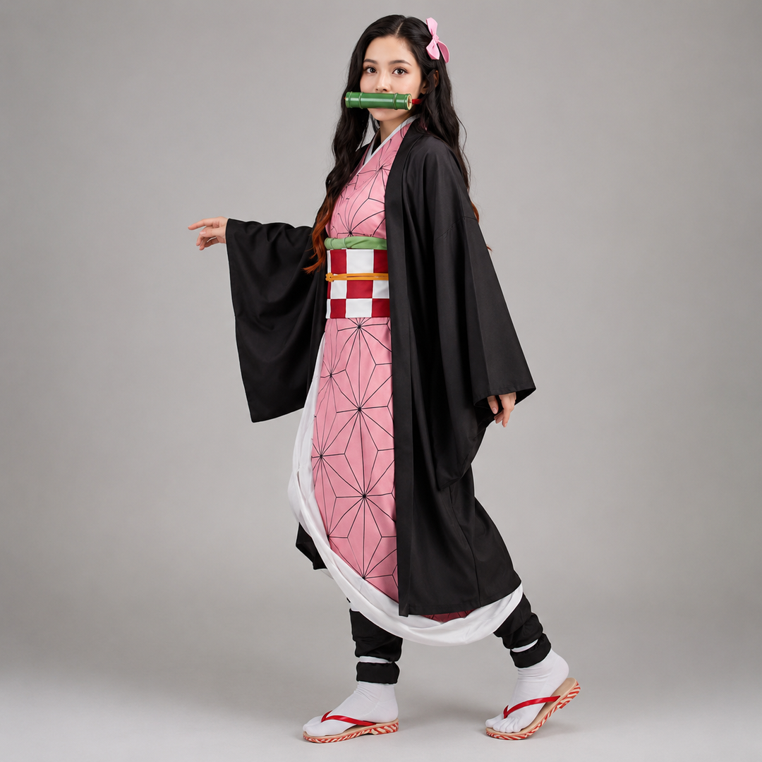 Halloween Costumes Anime Kimono Cosplay Outfit Set