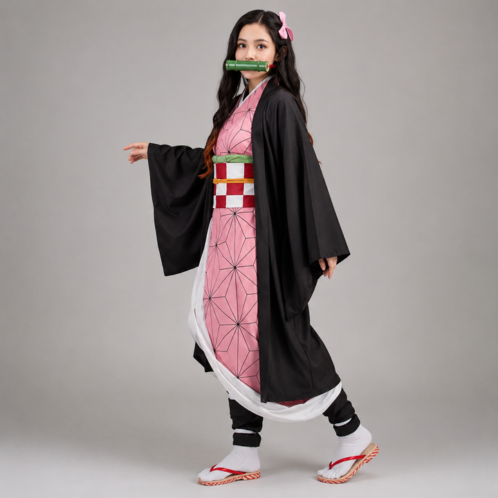 Halloween Costumes Anime Kimono Cosplay Outfit Set