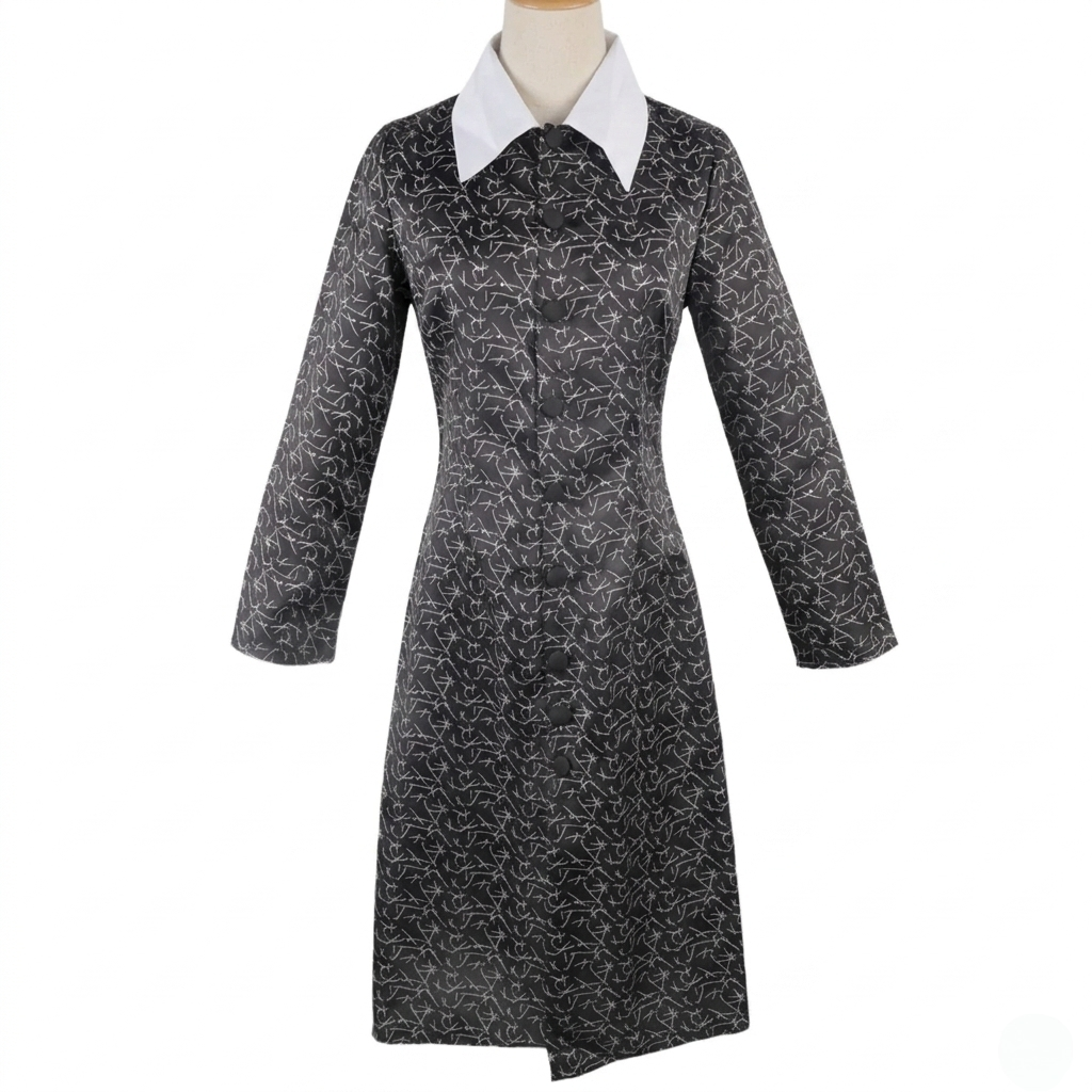 Halloween Costumes Gothic Dress Cosplay Outfit Set