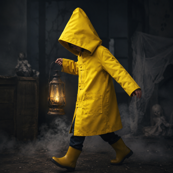 Halloween Costumes Hooded Raincoat Cosplay Jacket