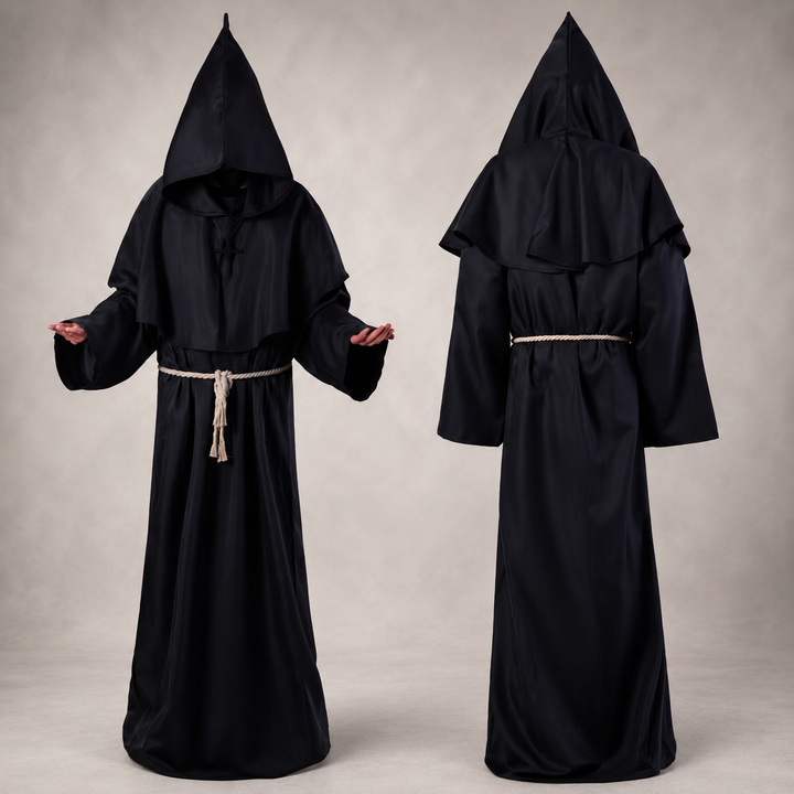 Halloween Costumes Womens Nun Robe Dress Up Outfit