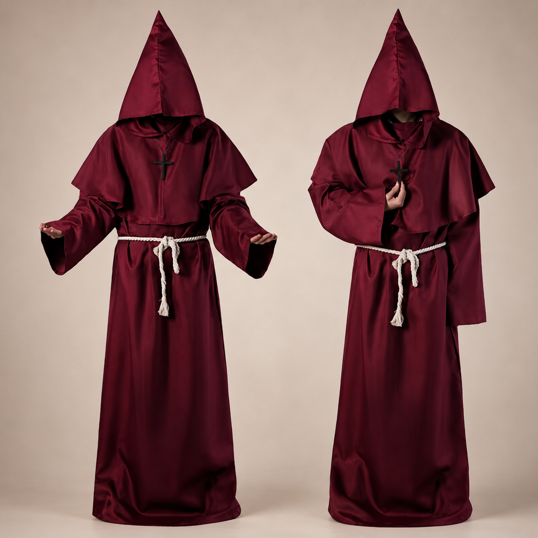 Halloween Costumes Womens Nun Robe Dress Up Outfit