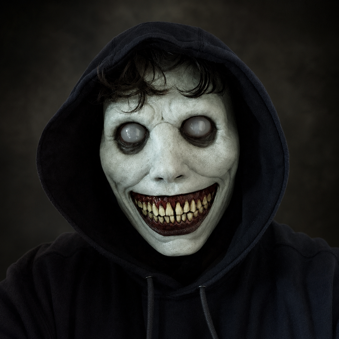 Halloween Mask Scary Demon Hooded Festival Cosplay Evil Mask