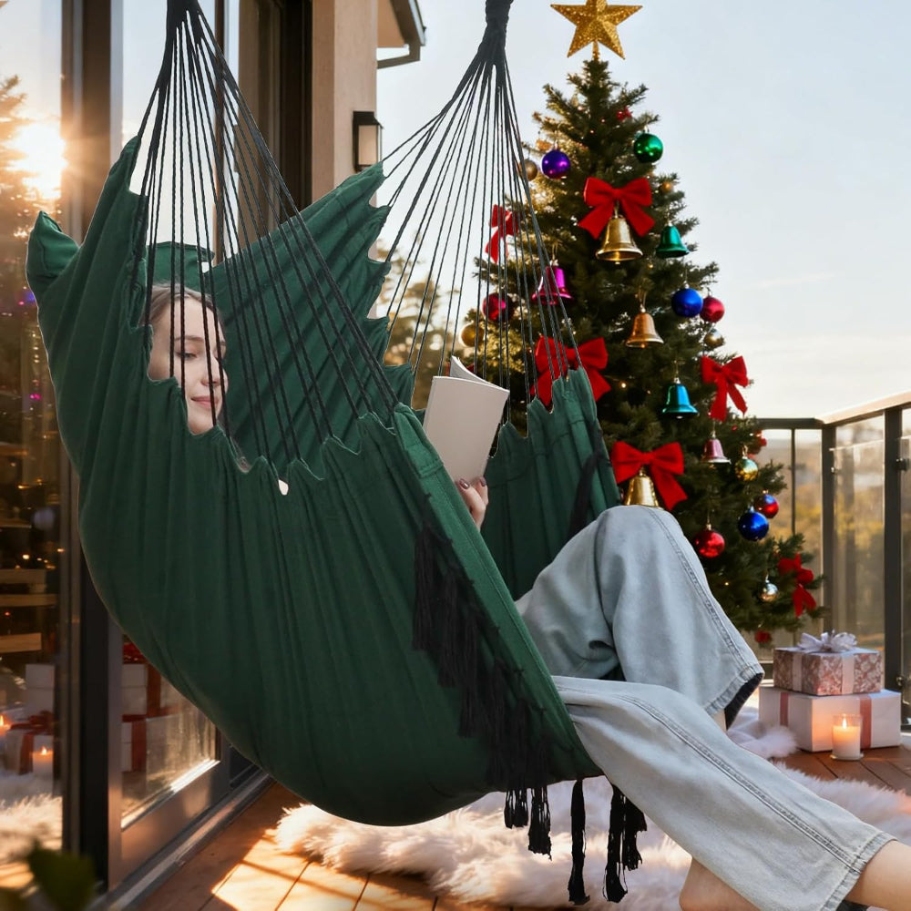 Hammock Chair Hanging Swing Seat Indoor Outdoor