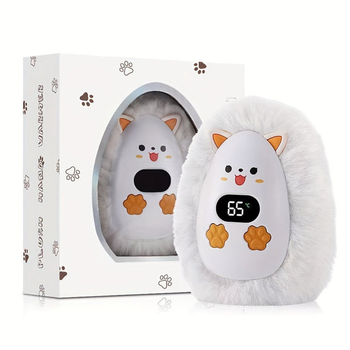 Hand Warmers Rechargeable Plush Pocket Heater With LCD Display