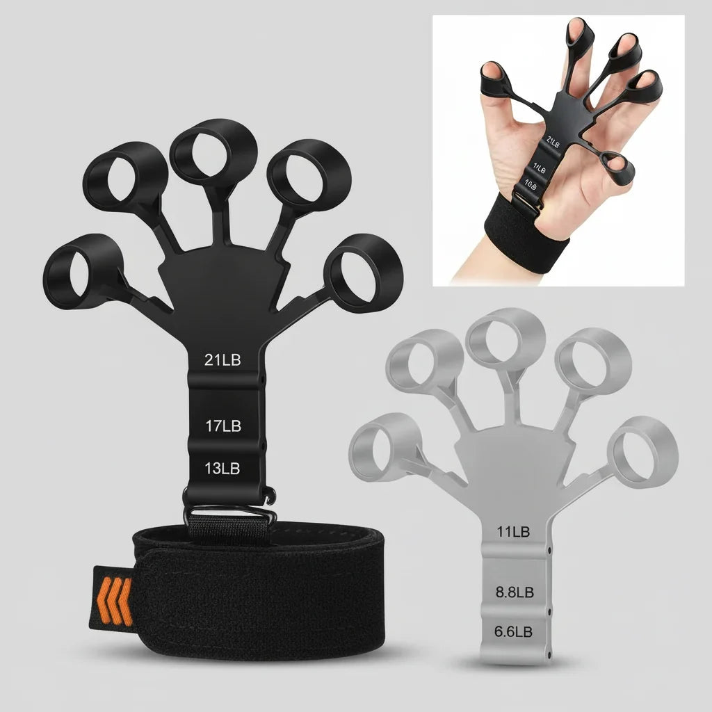 Finger Strengthener Adjustable Resistance Hand Grip Sneaker