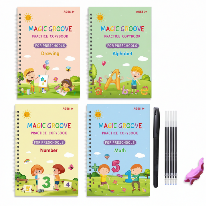 Handwriting Practice Workbook Set Kids Learning