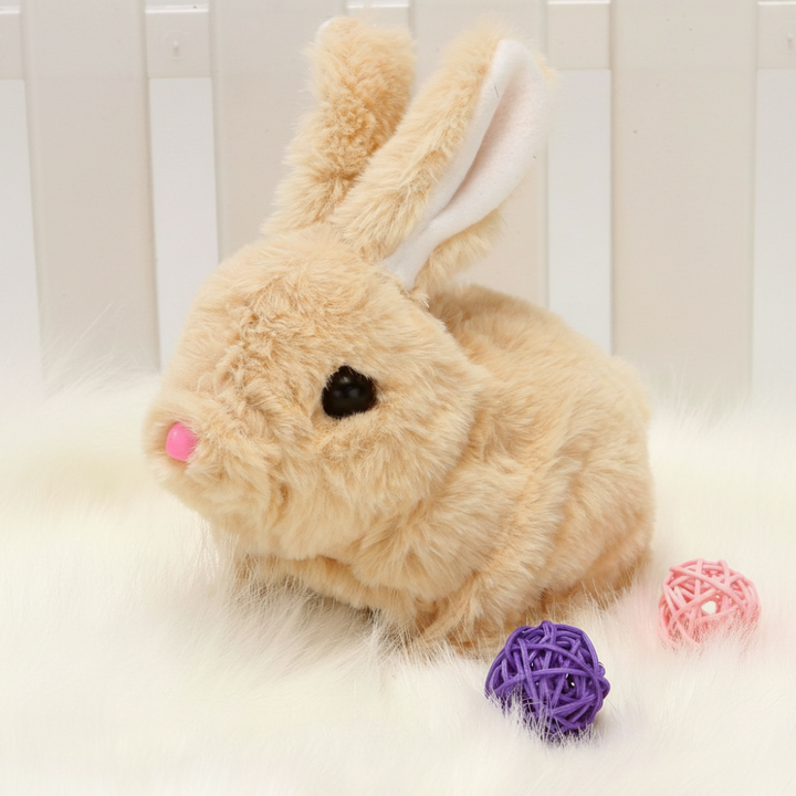 Realistic Plush Bunny Toy  Interactive Responsive Kids