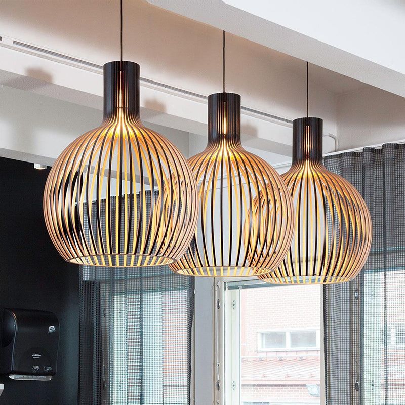 Handcrafted Wooden Pendant Light | Natural Scandinavian Design