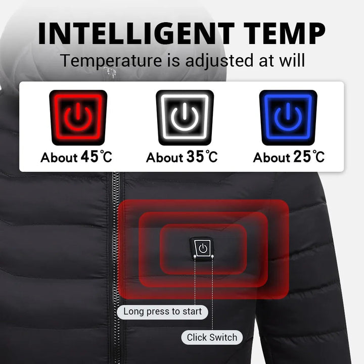 Heated Winter Gear Jacket Outdoor Warming Layer
