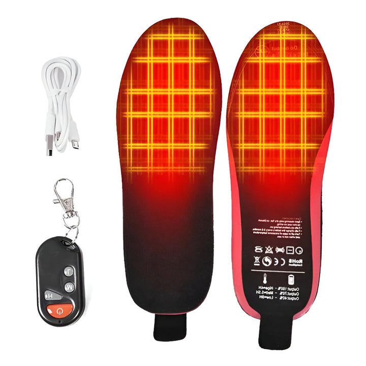 Heated Winter Shoe Insoles Wireless Electric Foot Insert