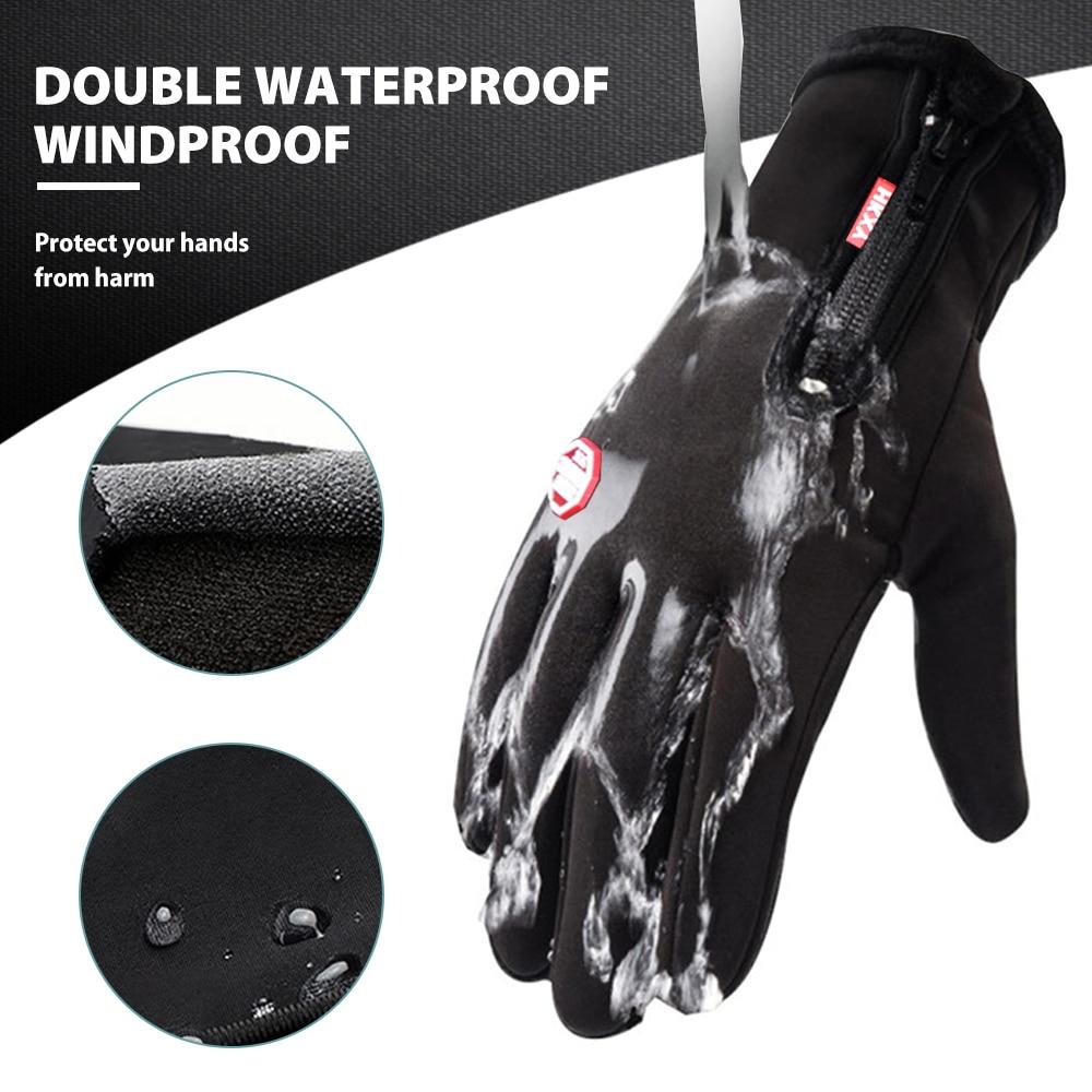 Winter Thermal Gloves Touchscreen Outdoor Grip Design