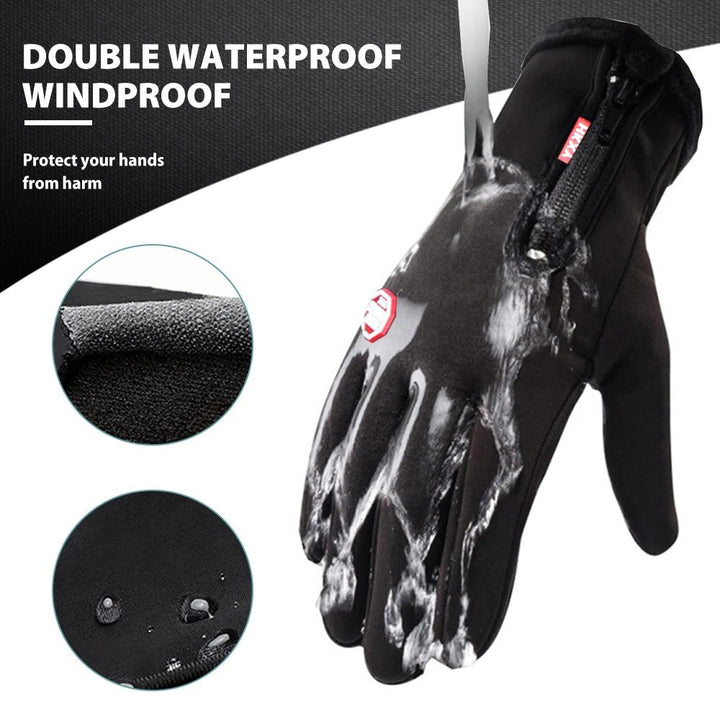 Winter Thermal Gloves Touchscreen Outdoor Grip Design