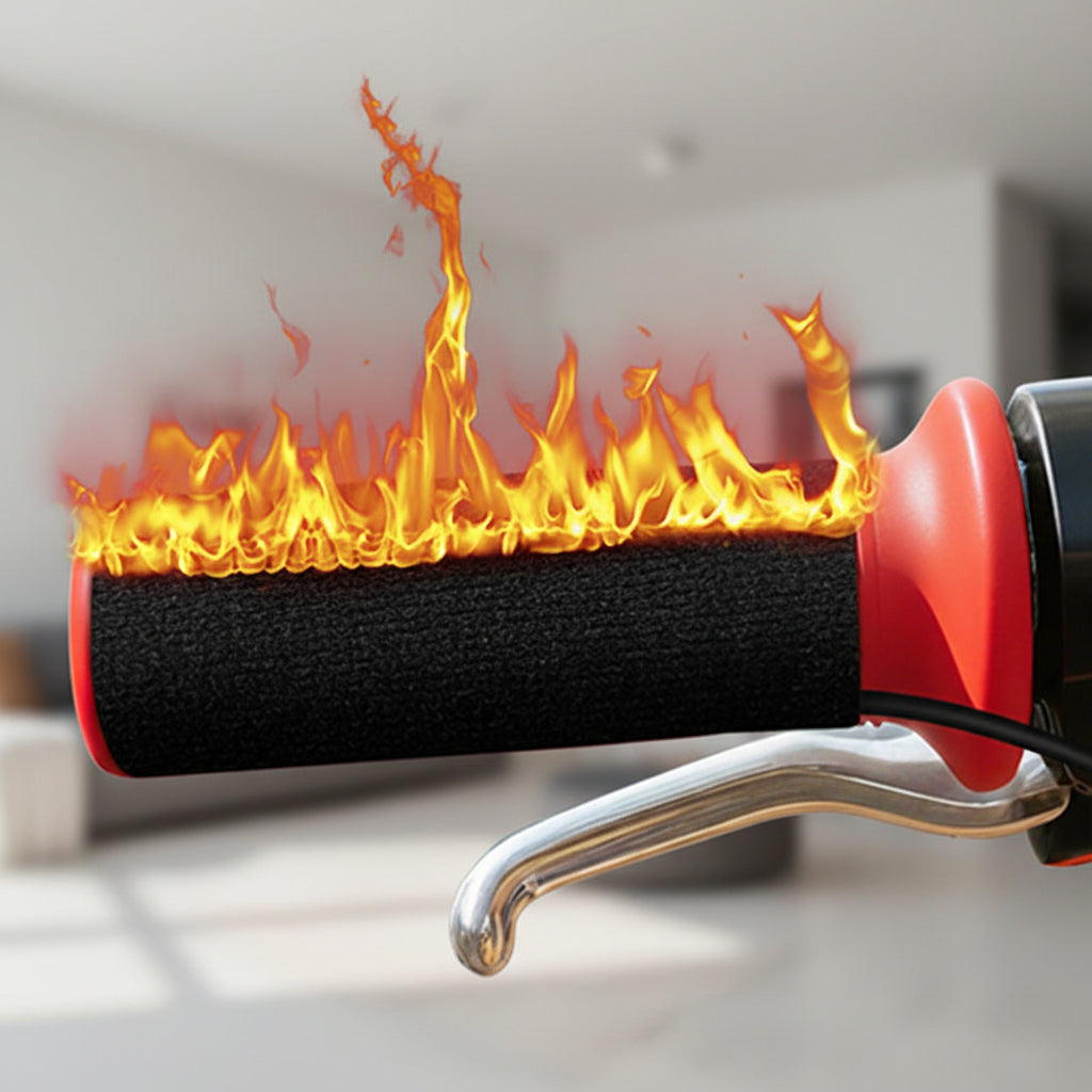 Heated Handlebar Grips Motorcycles USB Powered Temperature Control