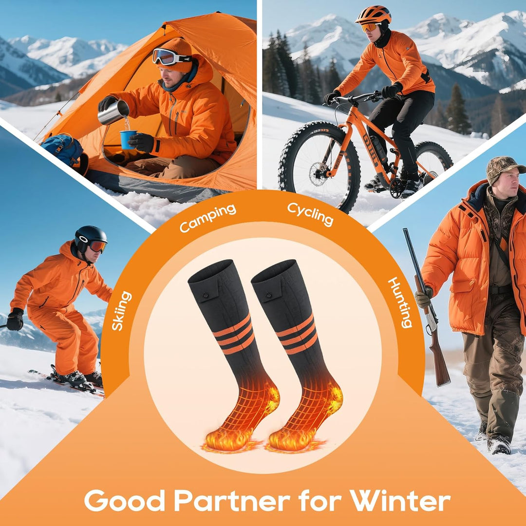 Heated Socks Temperature Control App Control Outdoor Use