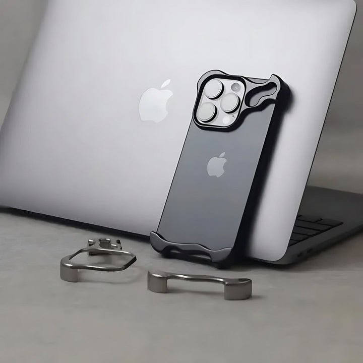 Phone Case Slim Titanium Alloy Protective Magnetic Cover