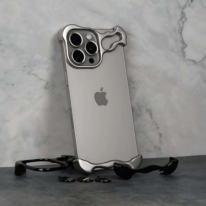 Phone Case Slim Titanium Alloy Protective Magnetic Cover