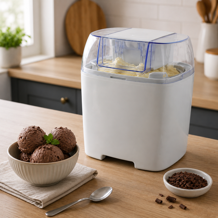 Ice Cream Maker Machine Homemade Frozen Dessert Bowl