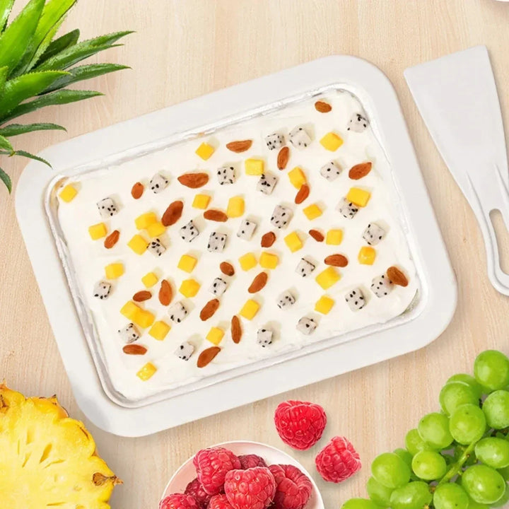 Ice Cream Maker Pan Frozen Dessert Maker Kitchen Gelato Maker