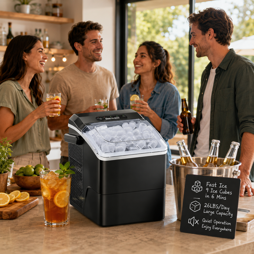 Ice Maker Cooling Portable Ice Cube Machine