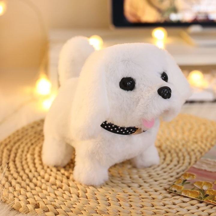 Plush Toy Interactive Robot Puppy Walking Barking Features