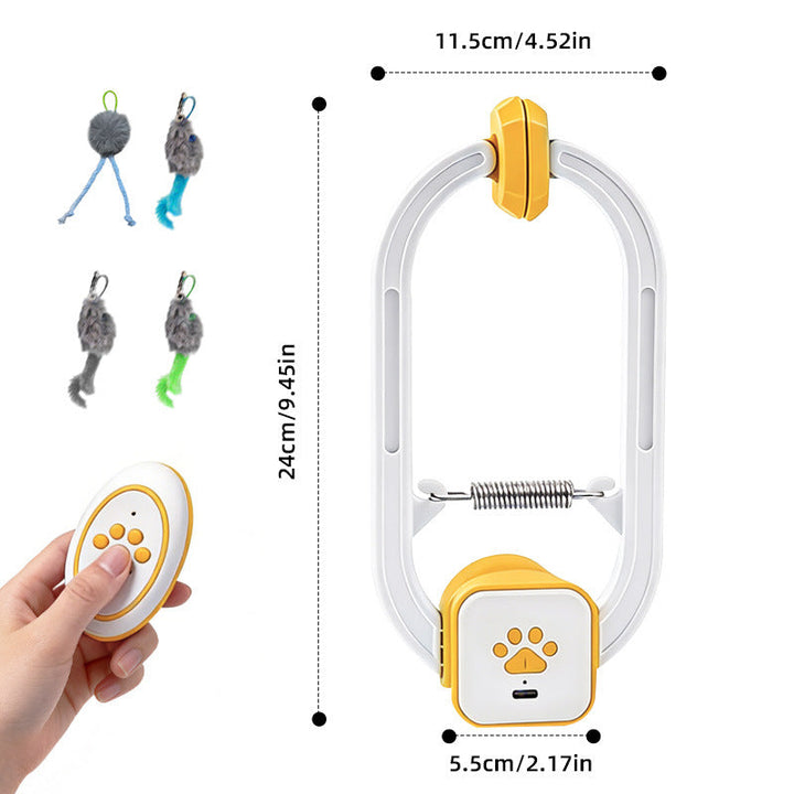 Cat Toy Interactive Electronic Teaser USB Rechargeable Mice