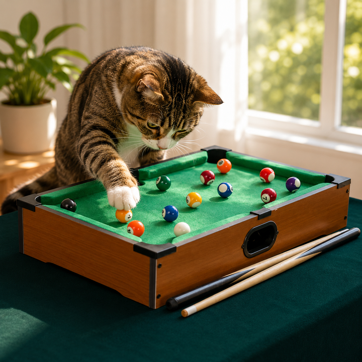 Interactive Cat Toy Billiard Kitten Indoor Cat Entertainment