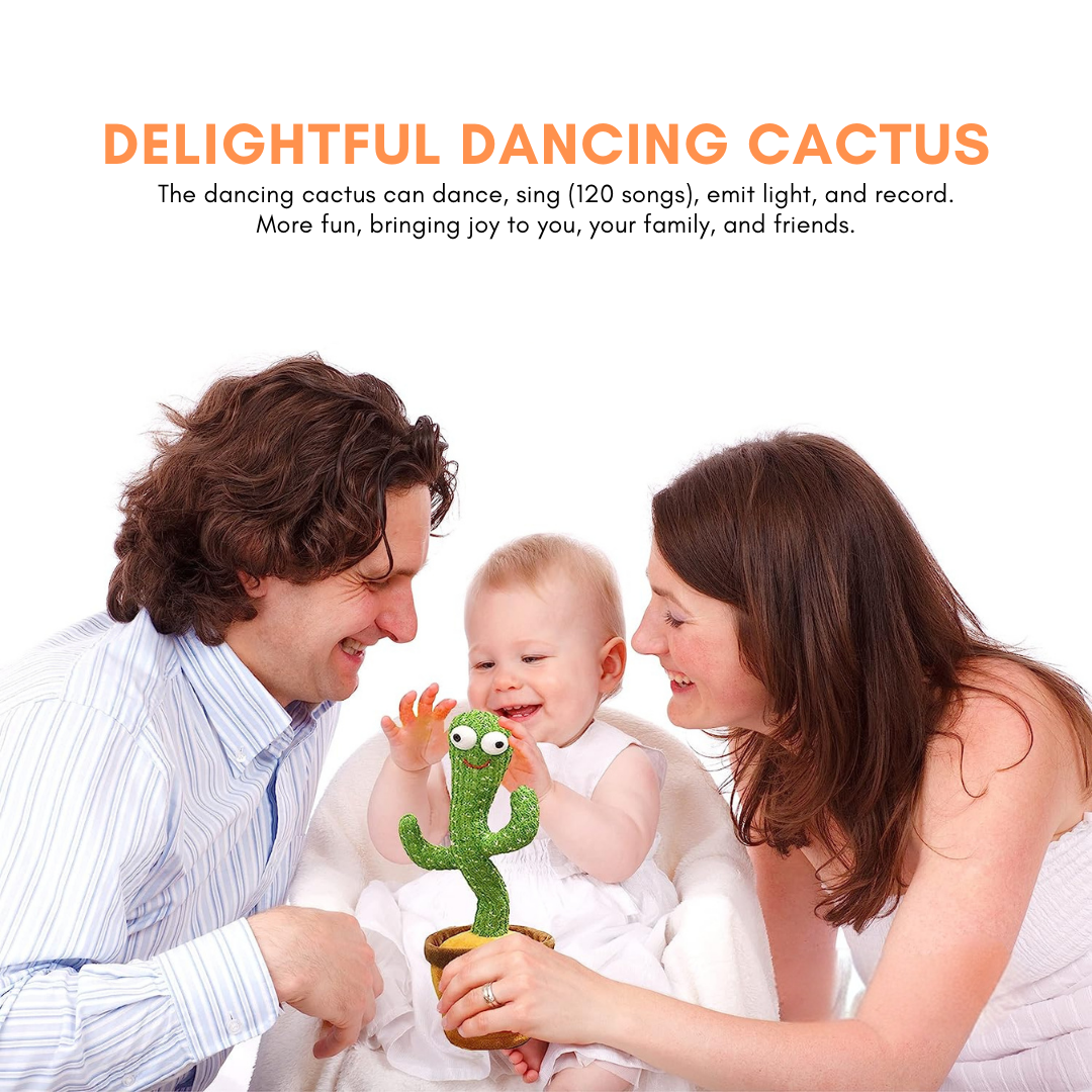 Interactive Toy Dancing Talking Cactus Toy Singing Plush