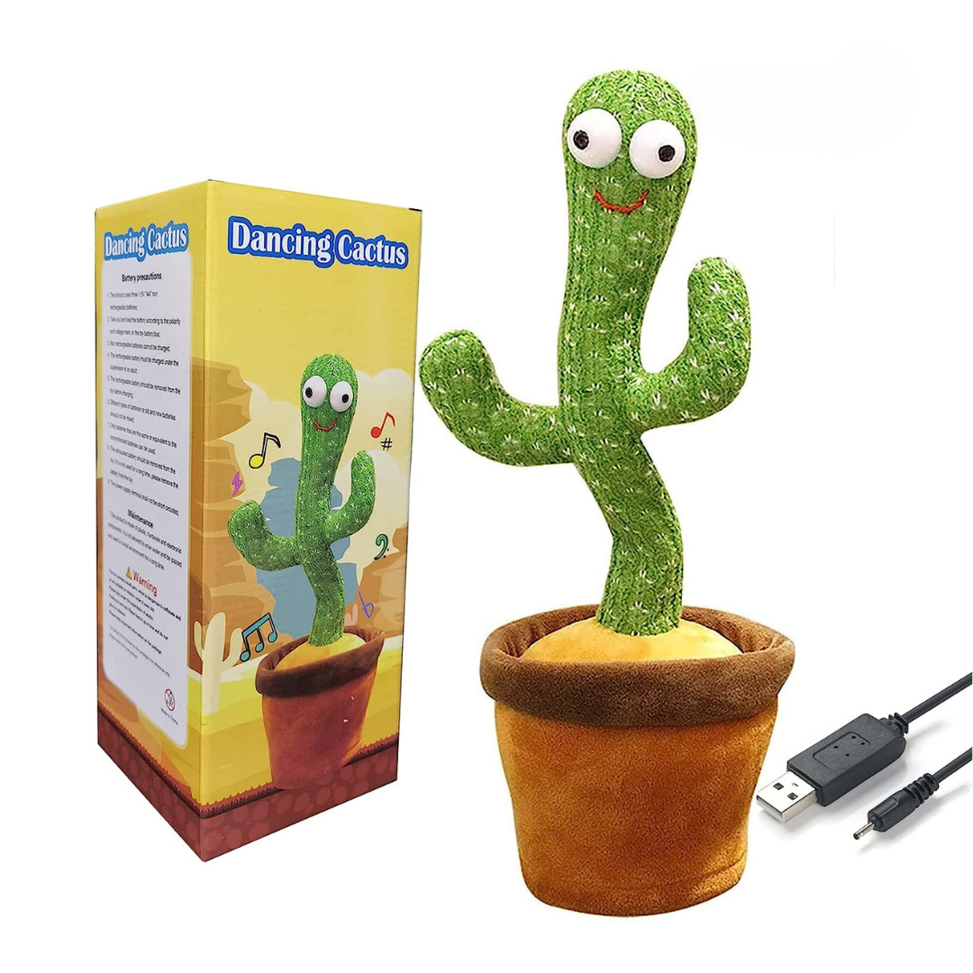 Interactive Toy Dancing Talking Cactus Toy Singing Plush