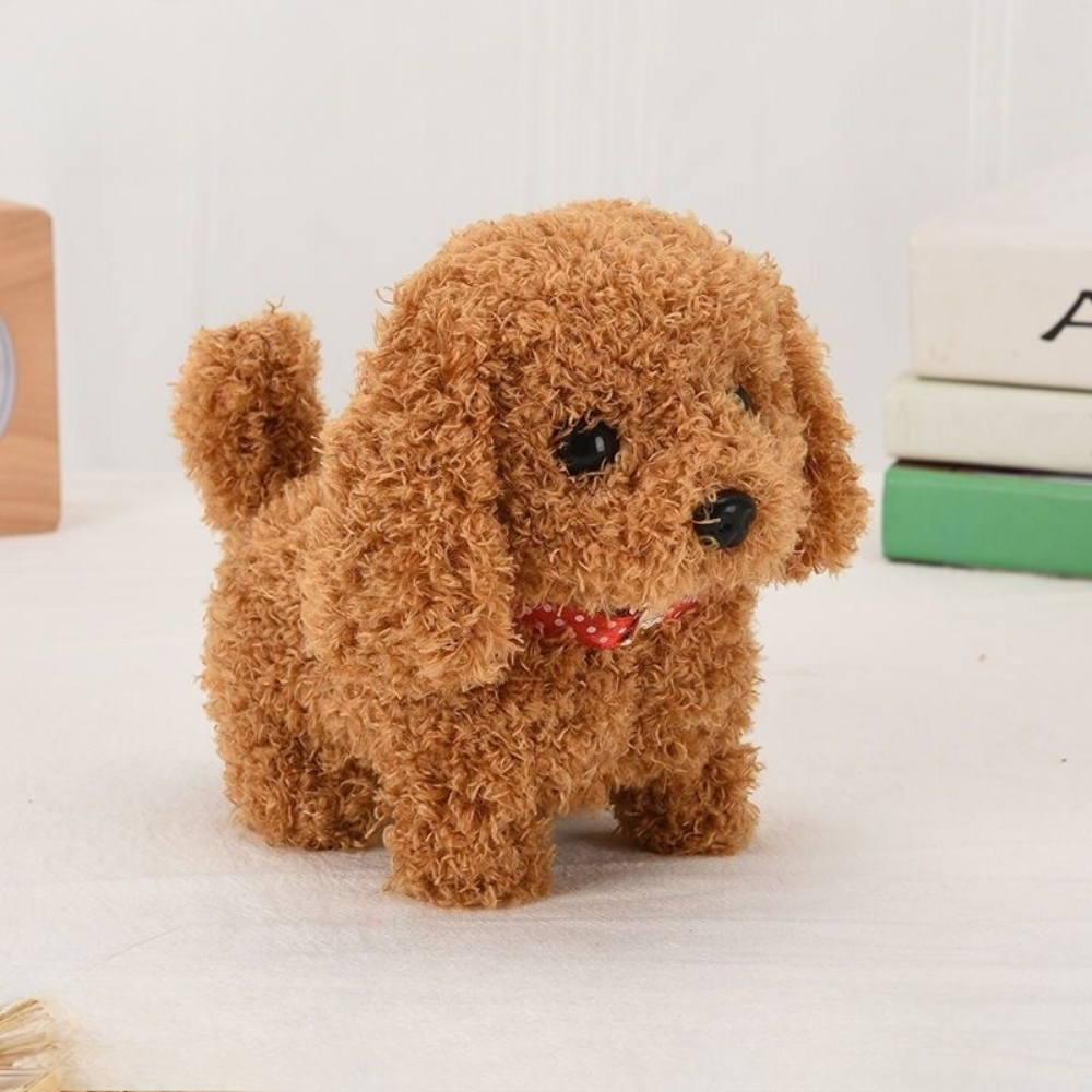 Interactive Robot Puppy Plush Toy Walking Barking Pet