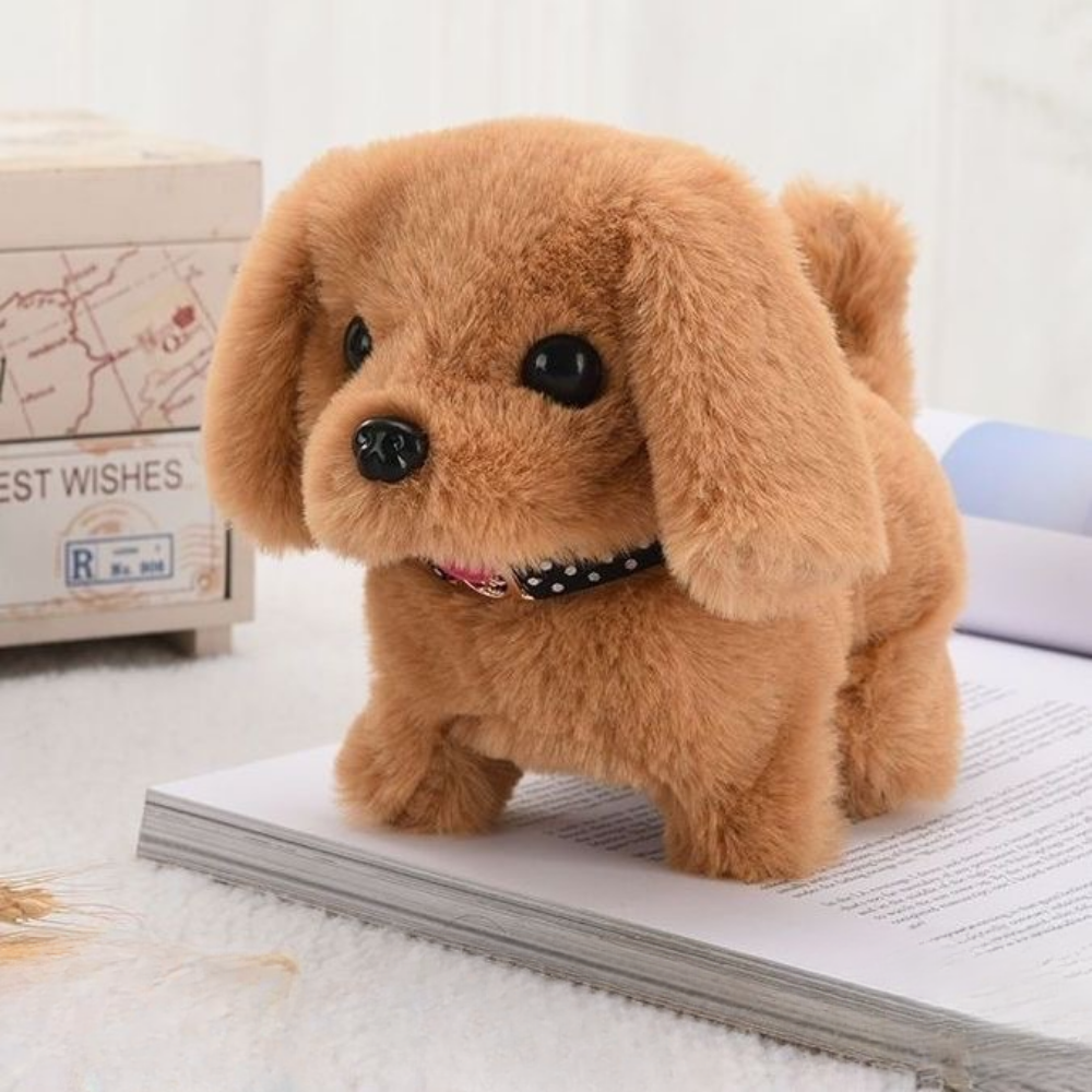 Interactive Robot Puppy Plush Toy Walking Barking Pet