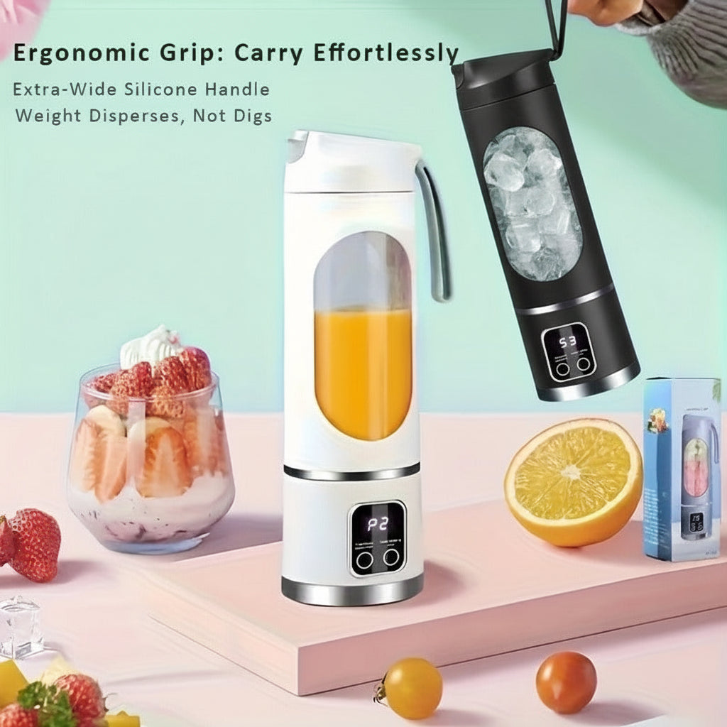 Blender Cup Portable USB Rechargeable Smoothie Juicer Bottle