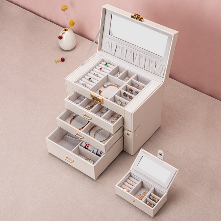 jewelry Box Organizer Mothers Day Large Storage Case Drawers
