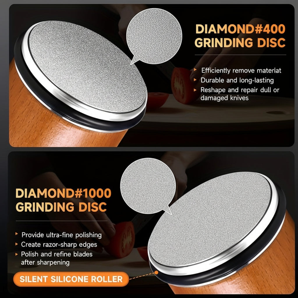Knife Sharpener Magnetic Angle Diamond Stone Set