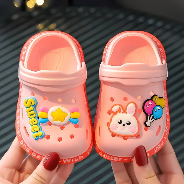 Kids Clogs Cartoon Slip On Garden Sandals Toddler Shoes
