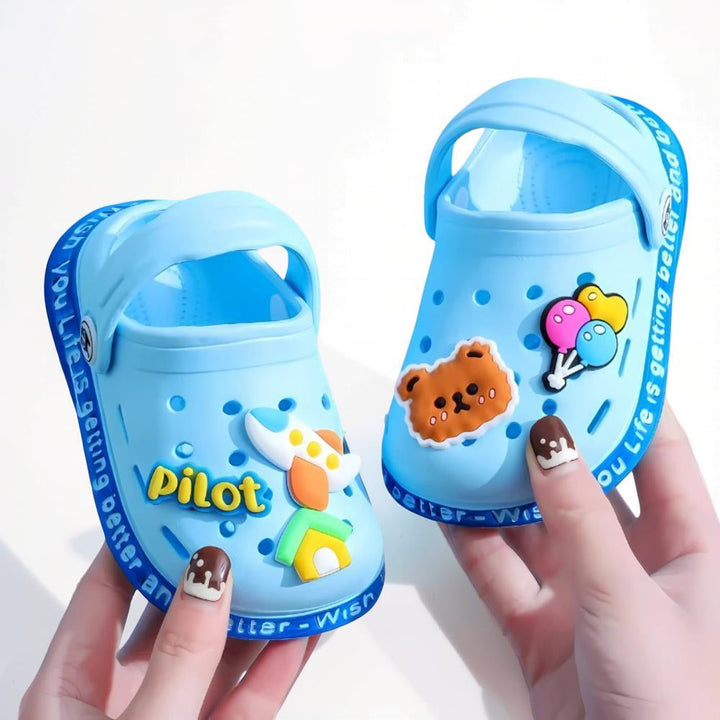 Kids Clogs Cartoon Slip On Garden Sandals Toddler Shoes